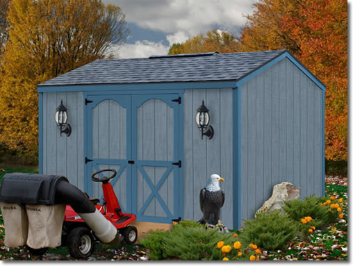 Wood Storage Shed Kit